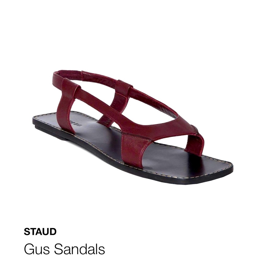 STAUD
GUS SANDAL
BORDEAUX /BLK
SIZE: EU37 / US (7)